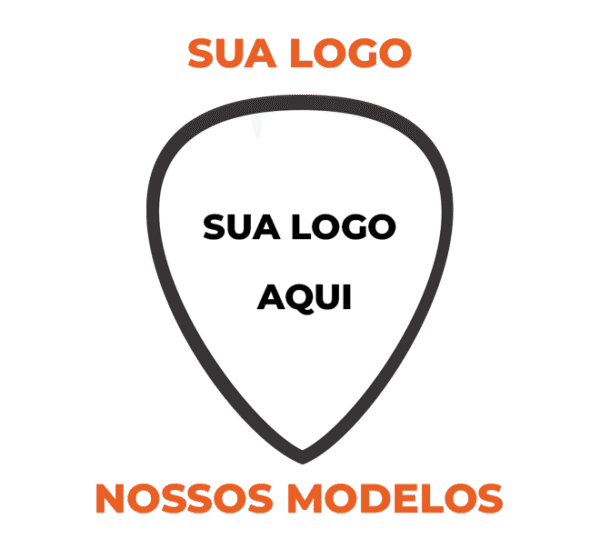 Kit 50 Palhetas Personalizadas