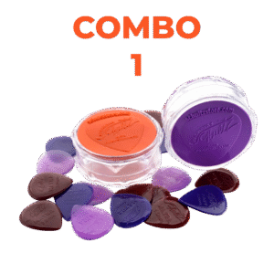 Combo 1 - 30 Palhetas a sua escolha + 2 Porta‑Palhetas + Frete Grátis